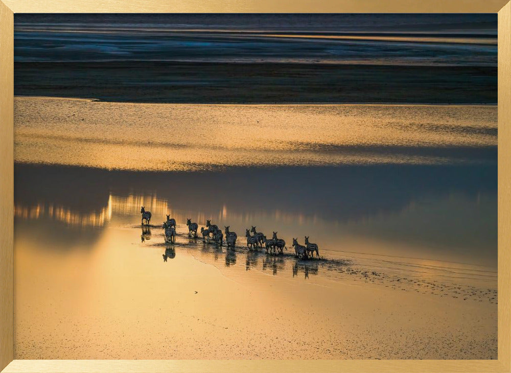 Sunset Crossing Poster