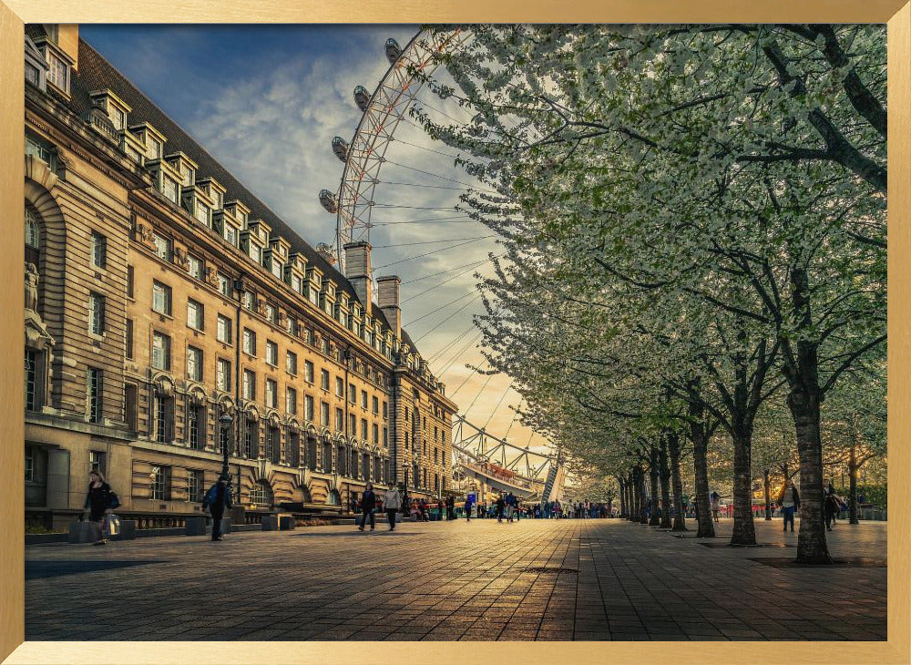 Last Daylights at the London Eye Poster