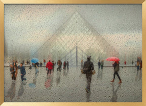 rain in Paris Poster