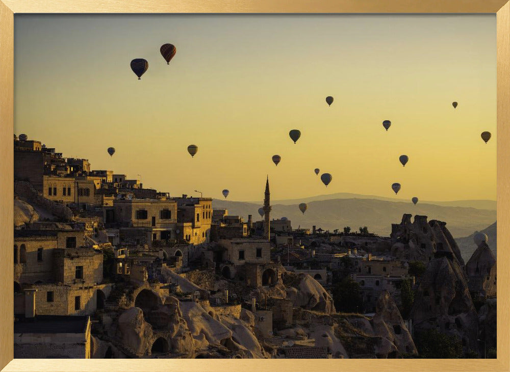 Sunrise over Cappadocia Poster