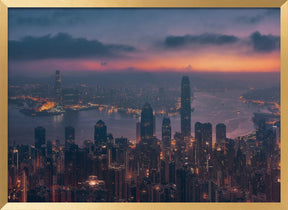 Sunrising Hong Kong Poster