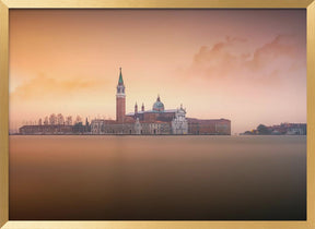 Venice pink sunrise Poster