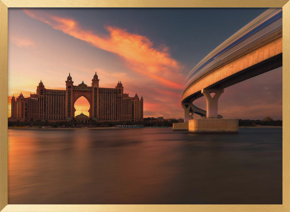 Atlantis Sunset Poster