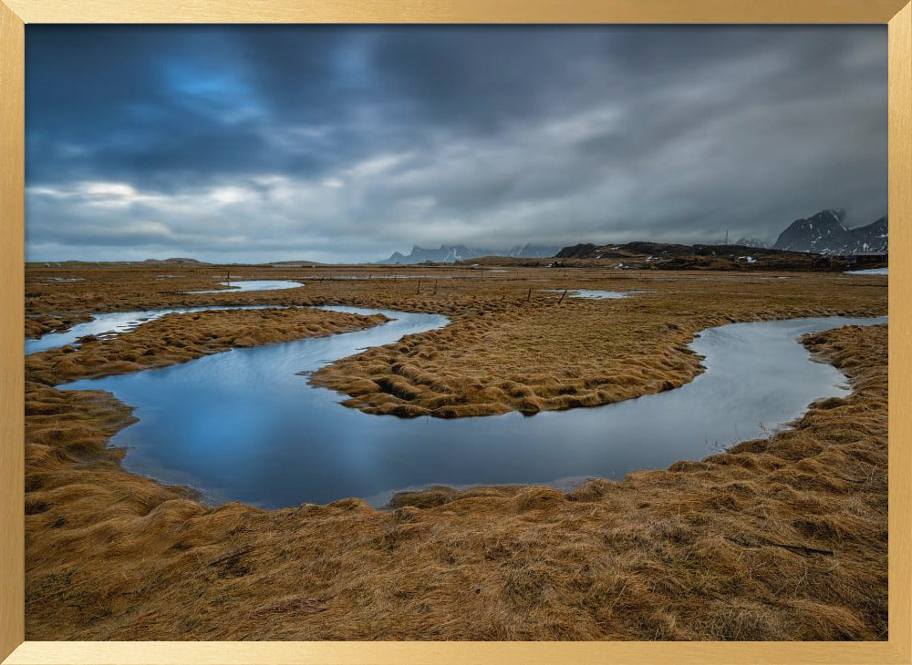 little river Lofoten Poster