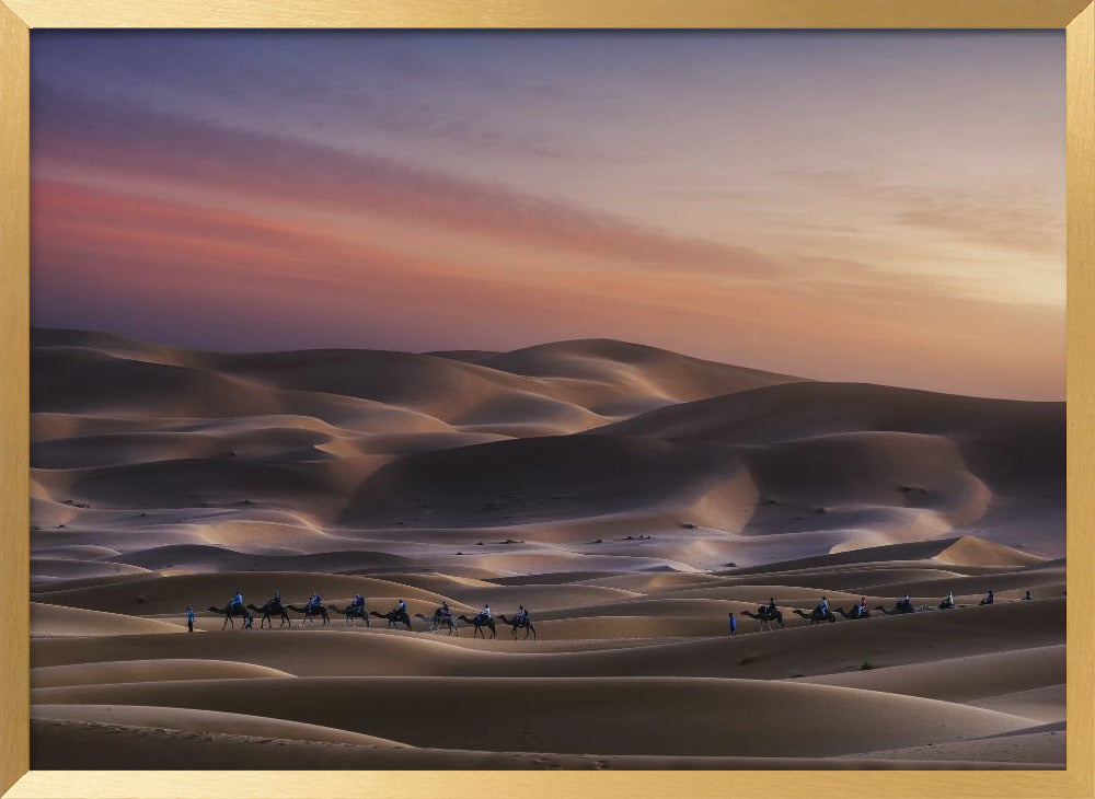 Caravan in Erg Chebbi Poster