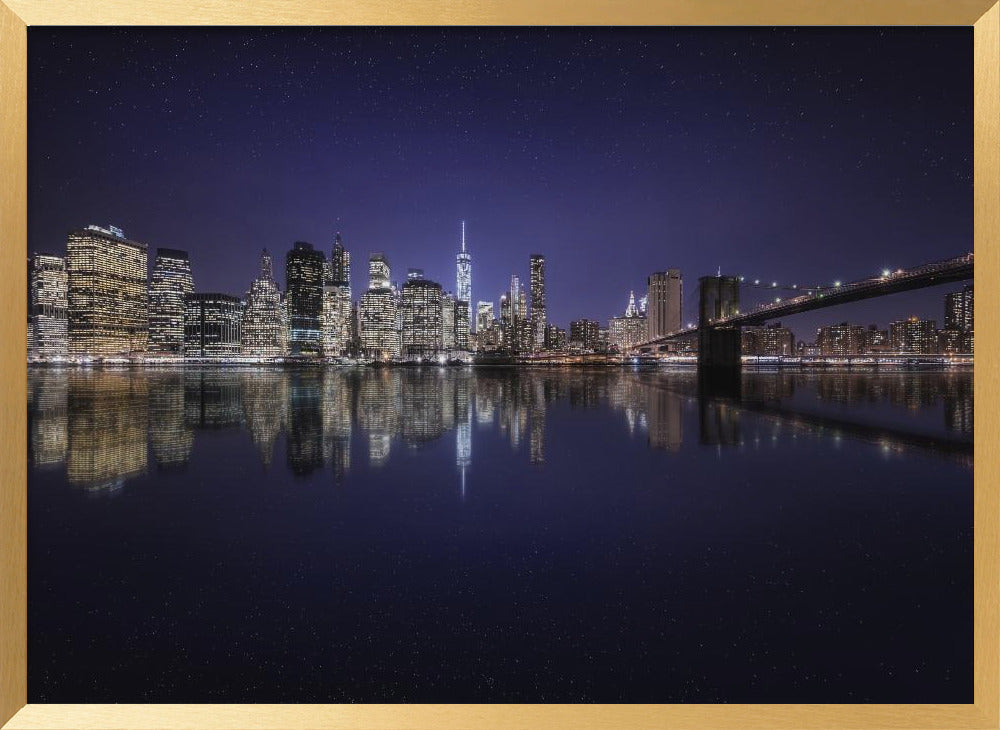 Night over Manhattan Poster