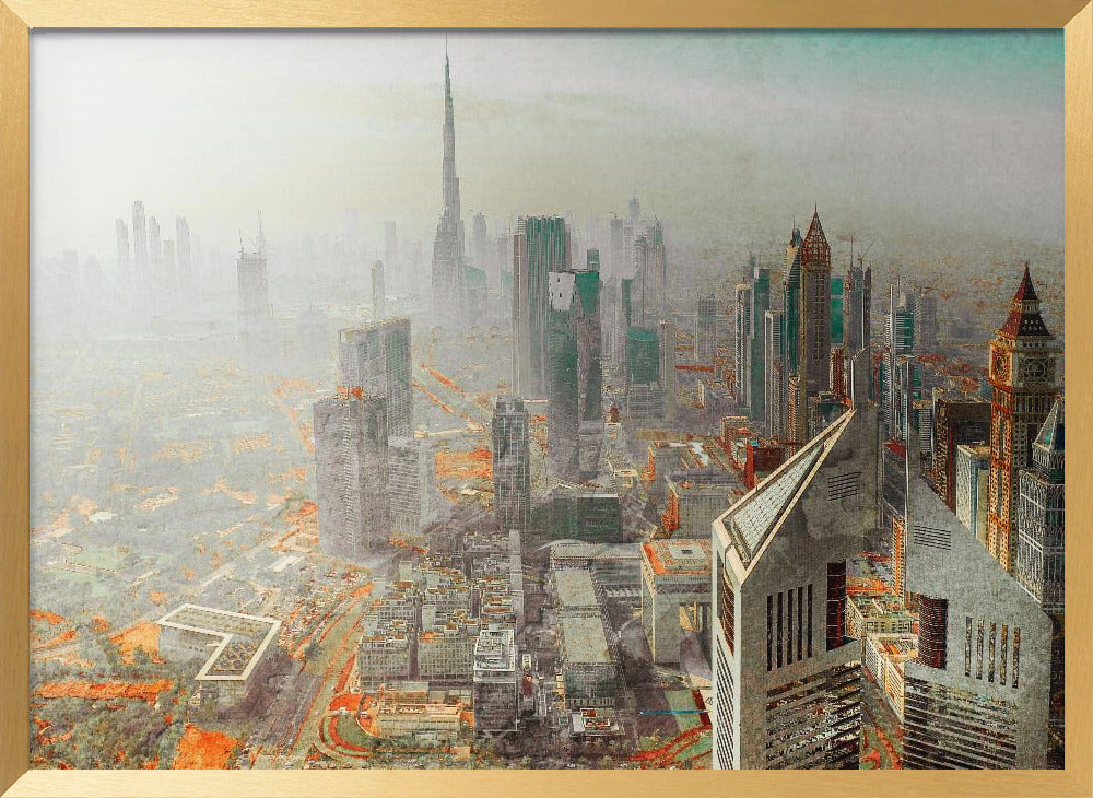 Twin Tower - Dubai Poster