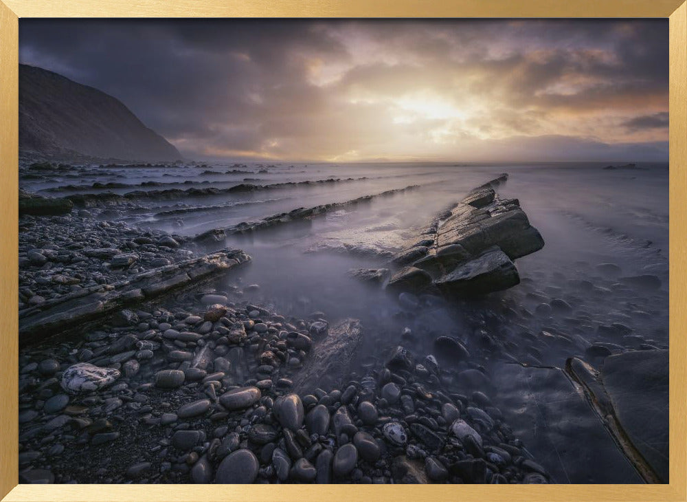 Barrika sunset Poster