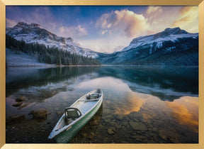 First Snow Emerald Lake Poster