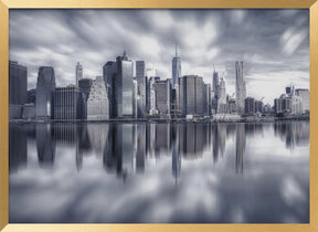 Manhattan Reflection Poster