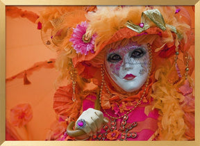 Carnival in Orange Poster