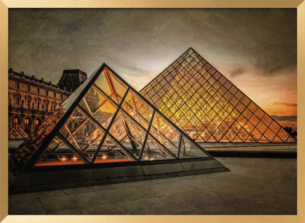 Paris Le Louvre Poster