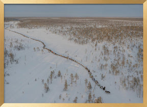 Nenets caravan on the move II Poster