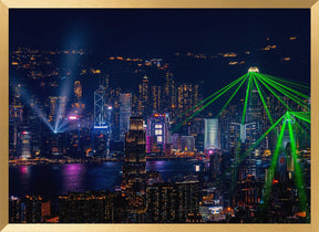 Victoria Harbour Light Show Poster