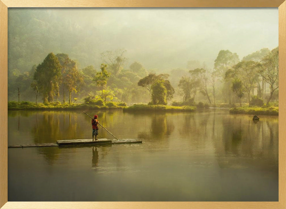 Morning at Situ Gunung Poster