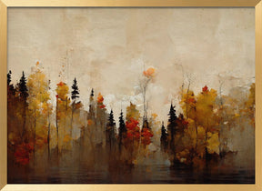 A Forest In Autumn Poster