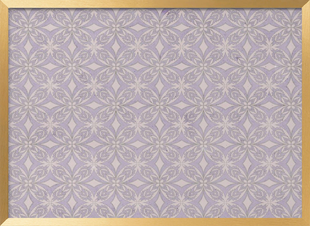 Purple Tiles Pattern Poster