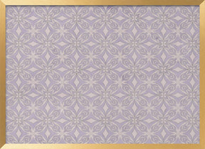 Purple Tiles Pattern Poster