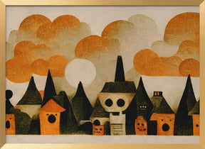 Spooky Wooky Village Poster