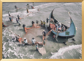 Fishermen on Cox's Bazar Poster