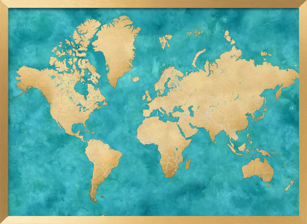 Lexy world map Poster