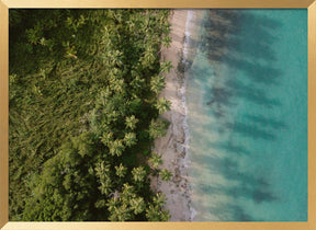 Green Beach from Above 2 Poster