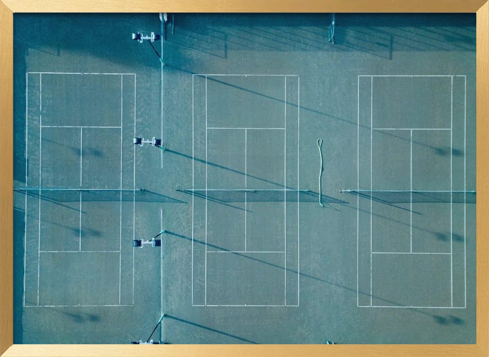 Tennis Court Geen 1 Poster