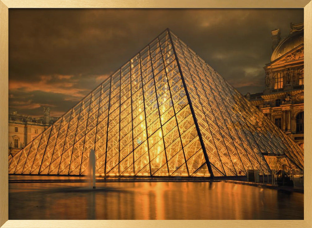 Paris Le Louvre Poster