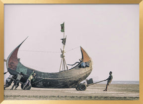 Barge Haulers on the Cox's Bazar Poster