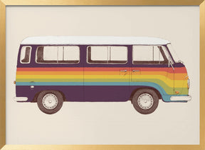 Van Rainbow Poster