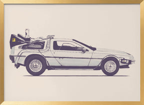 Delorean Poster