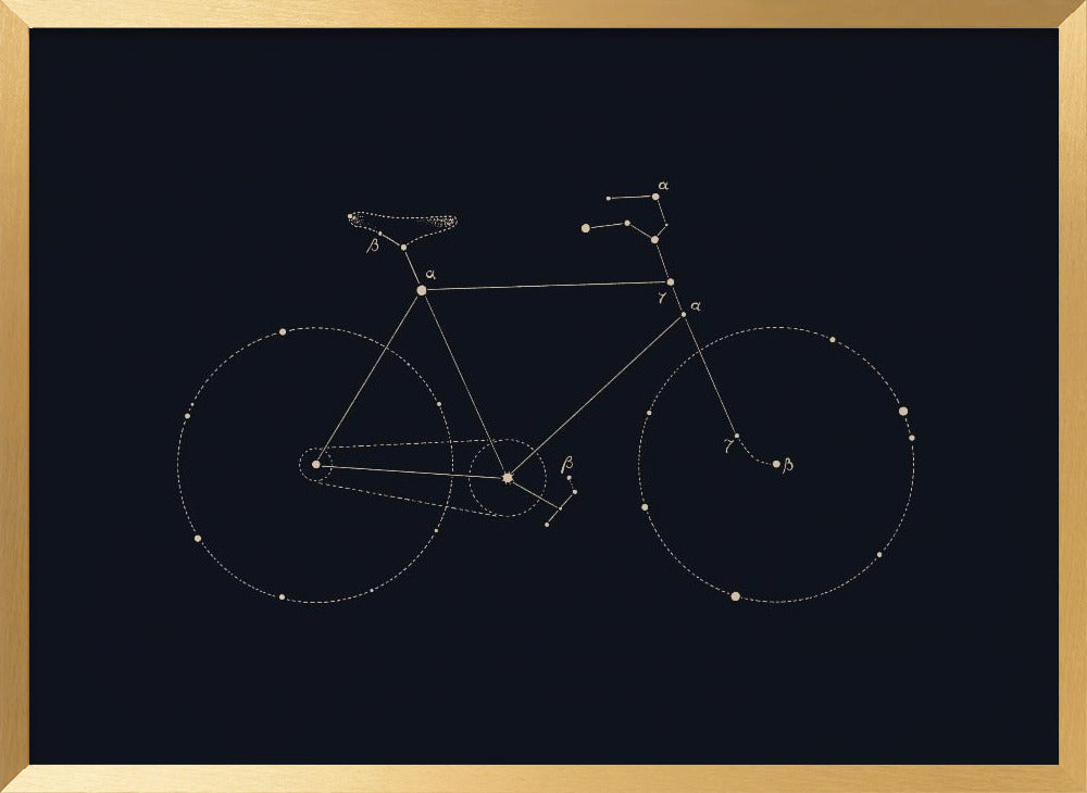 Bike Constellation Poster