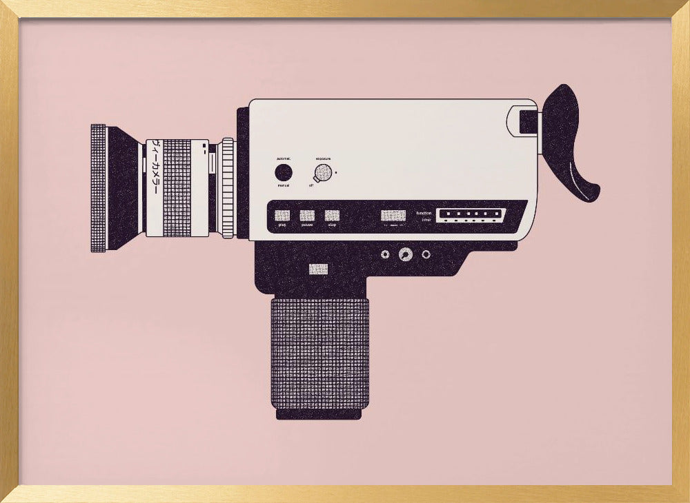 Super 8 Camera Poster