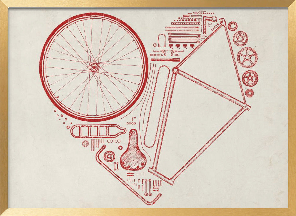 Love Bike Nº2 Poster