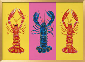 Lobster Langoustines Pop Art 2 Poster