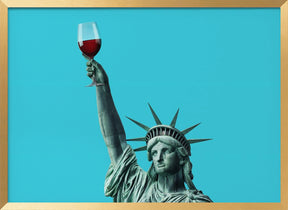 Liberty of Drinking Poster