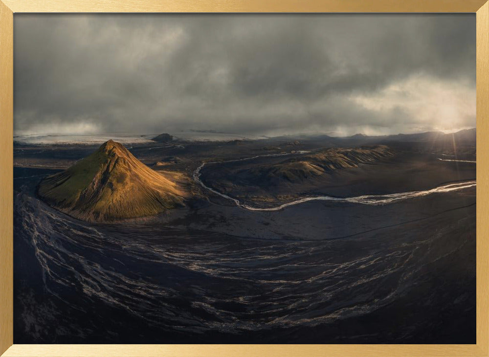 Ancient Volcano Poster