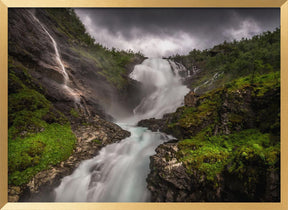 Kjosfossen waterfall Poster