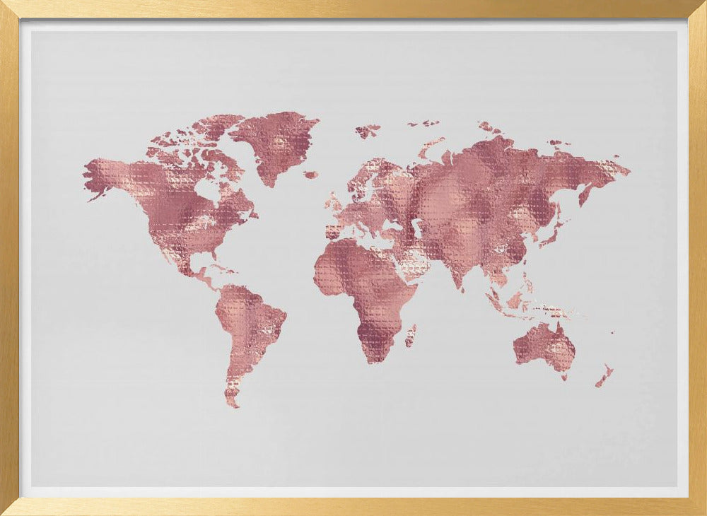 World Map No.2 Poster