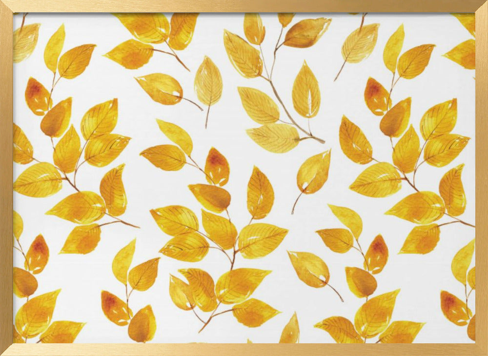 Curvy leaves Poster