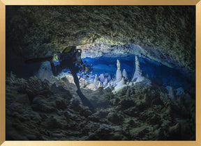 Scanning at 75 meters deep into a cave Poster