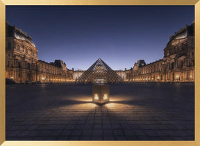 Dark Louvre Poster