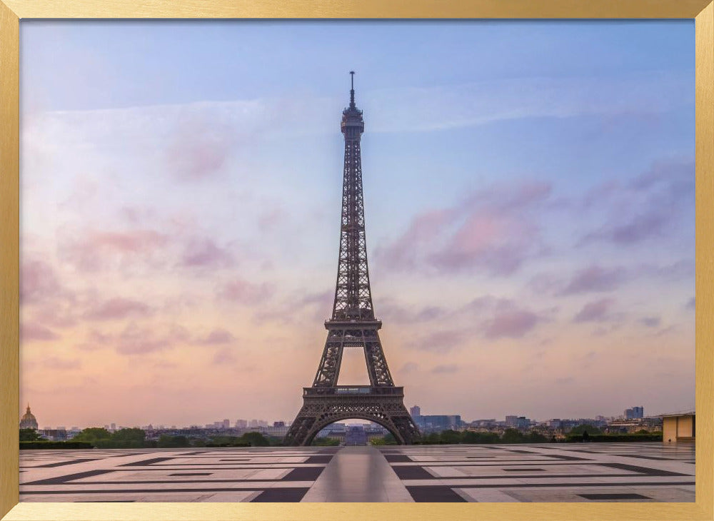 Eiffel Tower Sunrise Poster