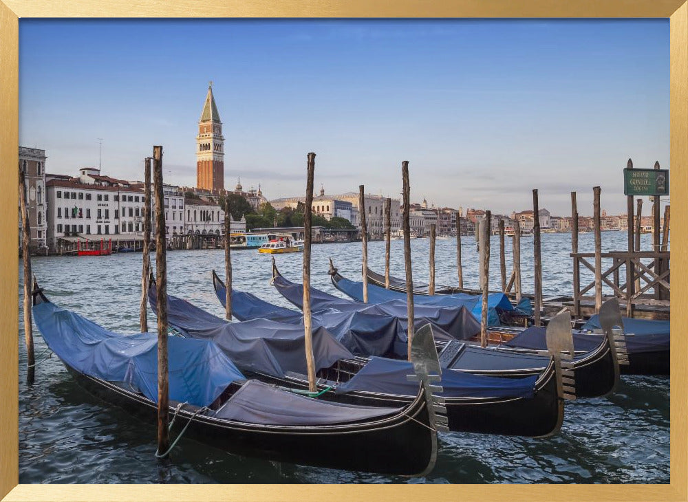 VENICE Grand Canal and St Mark&#039;s Campanile Poster