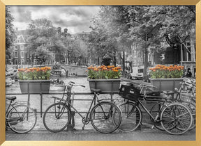 AMSTERDAM Gentlemen&#039;s Canal panoramic view Poster