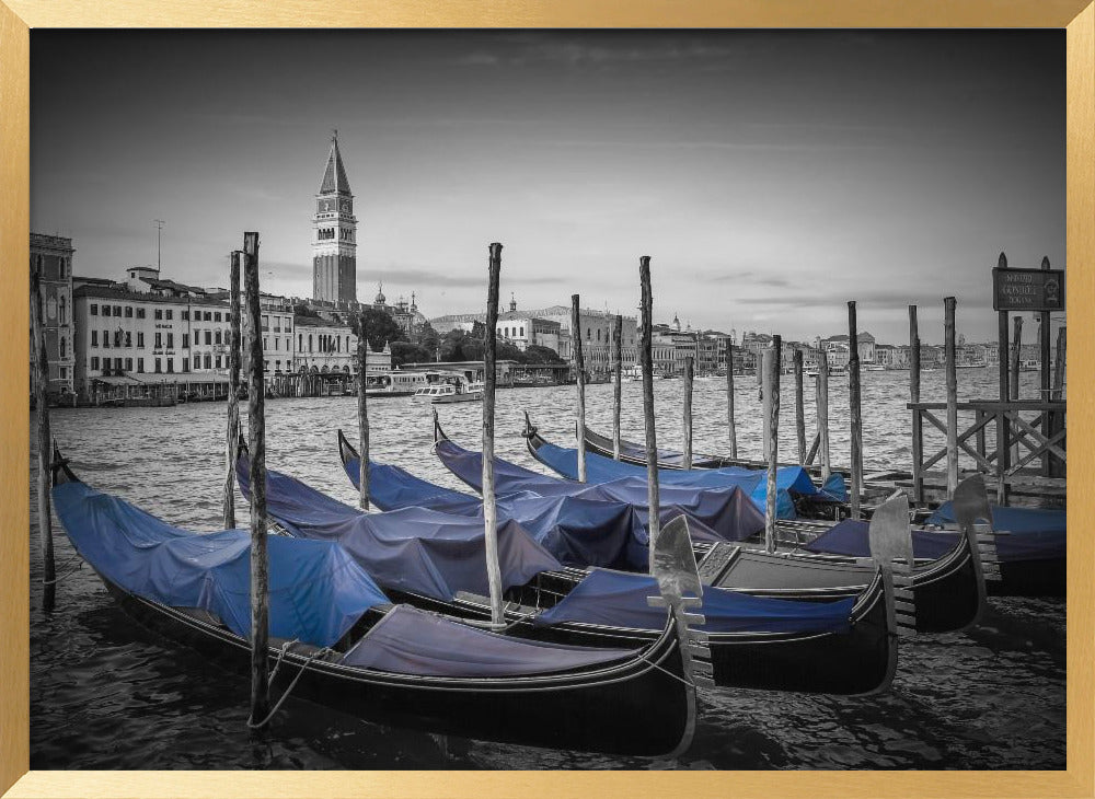 VENICE Grand Canal and St Mark&#039;s Campanile Poster