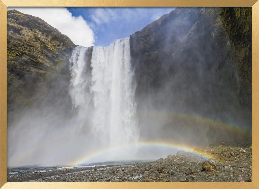 ICELAND Skogafoss Poster