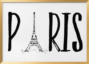 PARIS Typography Poster