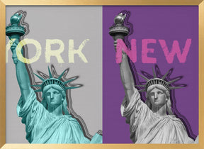 POP ART Statue of Liberty IV Poster