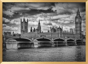 LONDON Houses of Parliament &amp; Westminster Bridge Poster